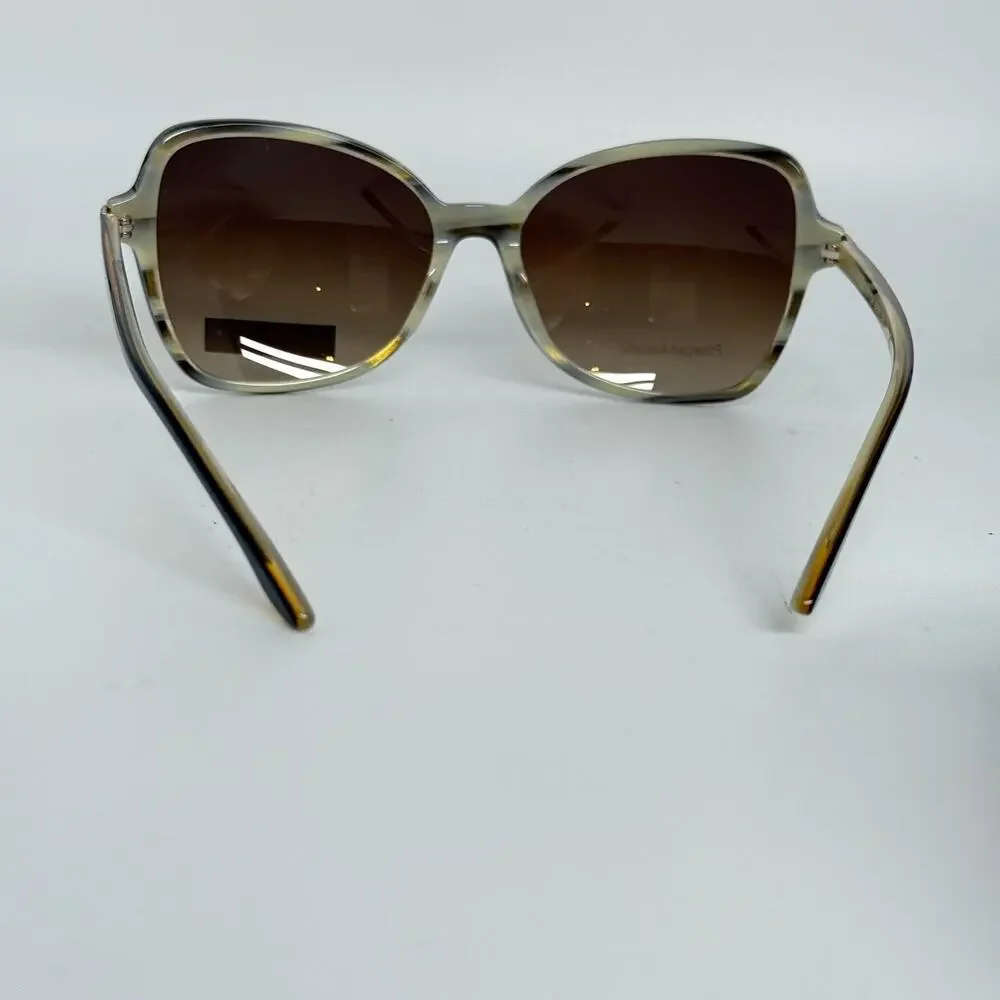 BCBGMAXAZRIA BEWILDER‎ Brown Laminate Sunglasses Frame 57-16-135 H17814